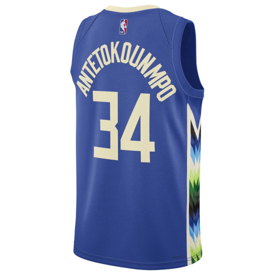 Nike Ανδρική φανέλα Dri-FIT NBA Milwaukee Bucks City Edition Swingman Jersey